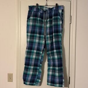 Sonoma sleep pants. Size Large. Blue and green.